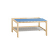 Garderobebank met wandafstand peuterspeelzaal 90cm