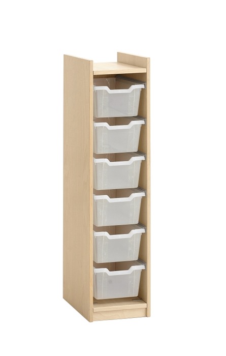 Opbergruimte Voor Kunststof Boxen - 6 Boxen
