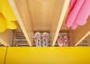 Muurgarderobe met zitplaats 81 cm - 4 velden
