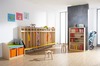 Muurgarderobe met zitplaats 81 cm - 4 velden