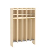 Staande garderobe 100,75cm - 5 velden