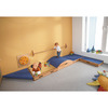 Rechthoekig podium, laag, hoogte 11cm (tapijtbekleding)