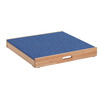Vierkant podium, laag, hoogte 11cm (tapijtbekleding)