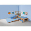 Vierkant podium, laag, hoogte 11cm (tapijtbekleding)