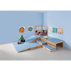 Vierkant podium, laag, hoogte 11cm (tapijtbekleding)