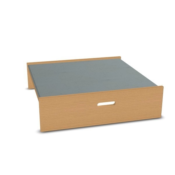 Vierkant Podium, Laag (linoleumbekleding)