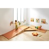 Vierkant hellingpodium, laag, hoogte 11cm (linoleumbekleding)