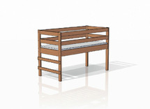 Bed - Stapelbed - 120X60 Cm