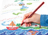 Potloden - kleurpotloden - Staedtler Noris Colour Jumbo - driehoekig - dik - etui - set van 12 assorti