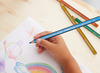 Potloden - kleurpotloden - Staedtler Noris Colour Jumbo - driehoekig - dik - etui - set van 12 assorti