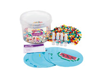 Aqua parels - jumbo - aanvulling -2500 kralen