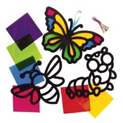 Lente - glasraam - insecten - ass/6
