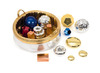 Ontdekken - tactiel - metallic ontdekmand - per set
