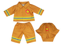 Poppenkleding - Miniland - beroepen - brandweer - 38 cm - per set