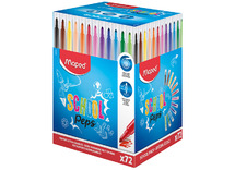 Stiften - kleurstiften - Maped School'Peps Long Life - set van 72