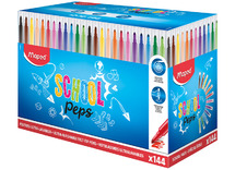 Stiften - dun - Maped - school peps - set van 144
