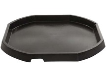 Tafel - speeltafel - actieve wereld - presenteerblad - Tuff Tray - zwart - per stuk