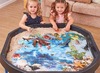 Tafel - speeltafel - actieve wereld - presenteerblad - Tuff Tray - zwart - per stuk