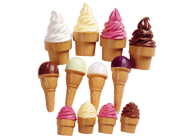 Speelgoed - Imitatievoeding - Ijsjes - Set Van 12 Assorti