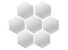 Spiegel - veiligheidsspiegel - Arte Viva Child Safe Mirror - 57,5 x 50 cm - hexagon - per stuk