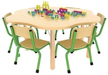 Tafel Standaard, Bloemvormig Ø 120 Cm