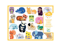 Stickers - Djeco - moeder en kind - per set