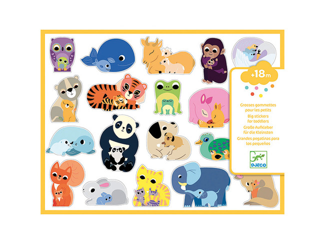 Stickers - Djeco Mamans Bébés - Moeder En Kind - Per Set