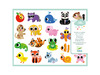 Stickers - Djeco Bébés Animaux - baby dieren - per set