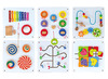 Speelwanden - speelwandenset wit - set van 6