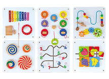 Speelwanden - speelwandenset wit - set van 6