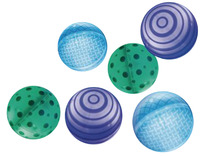 Snoezelhoek - tactiel - light up bollen 6 stuks