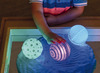 Snoezelhoek - tactiel - light up bollen 6 stuks