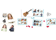 Spel - Akros Bingo Actions And Musical Instruments - muziekinstrumenten - per spel