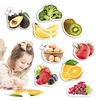 Puzzel - Akros Baby Puzzles Healthy Foods - silhouette - gezonde voeding - set van 9