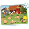 Puzzel - inlegpuzzel - Akros - boerderij - set van 4