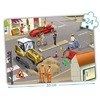 Puzzel - inlegpuzzel - Akros - stad - set van 4