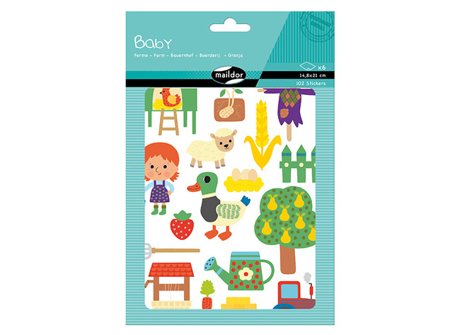 Stickers - Baby - Boerderij - Set Van 102