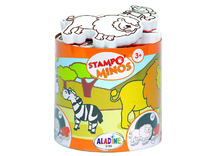 Stempels - Aladine Stampominos - safari - set van 10