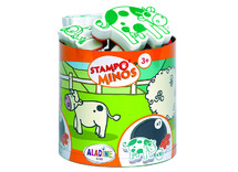 Stempels - Aladine Stampominos - boerderijdieren - set van 10
