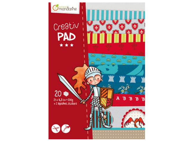 Papier - Themapapier - 22 - Ridders - Per Stuk