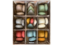 Loose parts - Papoose - vilt - aarde tinten - set 2 - set van 29