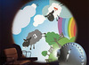 Snoezelhoek - projector - space projector - vloeistofwielen set kids