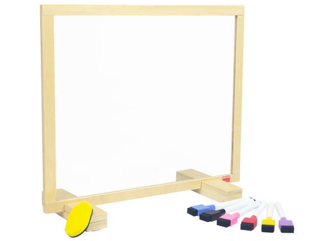 Bord - Schrijfbord - Akros The Magic Window - Hout - Transparant - Per Stuk