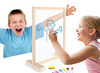 Bord - schrijfbord - Akros The Magic Window - hout - transparant - per stuk