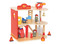 Speelgoed Brandweerkazerne - Viga - Met Accessoires - Hout - Per Set