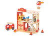 Speelgoed brandweerkazerne - Viga - met accessoires - hout - per set
