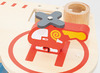 Speelgoed brandweerkazerne - Viga - met accessoires - hout - per set