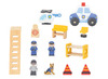 Speelgoed politiekantoor - Viga - met accessoires - hout - per set