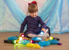 Lichtbord - constructie - gekleurde transparante pebbles 15 stuks