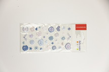 Kerst - 3 - D Stickers - Kerst - ijzige kerst - per stuk